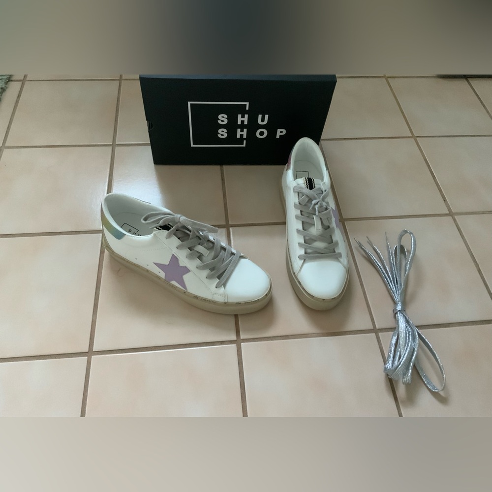 SHU SHOP Women Reba Multi Sparkle Sneakers Sz 9 NIB!